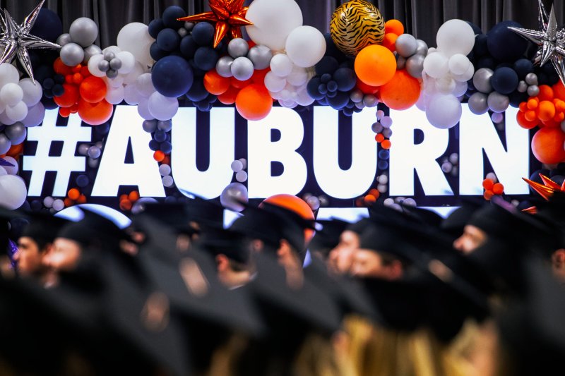 a picture of a sign spelling out auburn