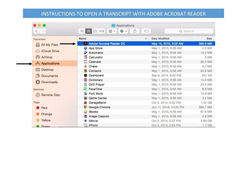 Mac Instructions Step 1.