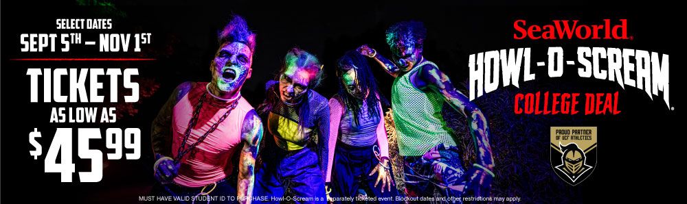 Howl-O-Scream Tickets as low as $45.99