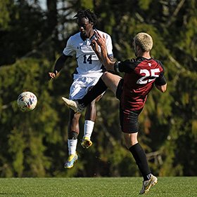 Photo of the women's soccer game