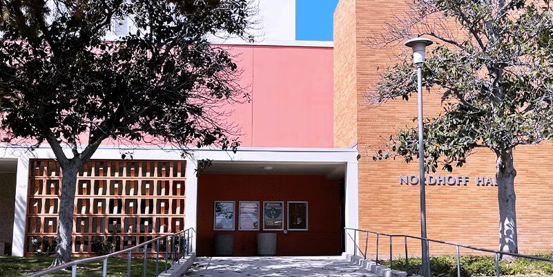 Exterior of Nordhoff Hall.