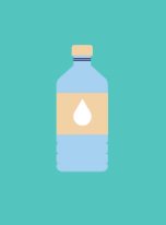 water bottle illustration