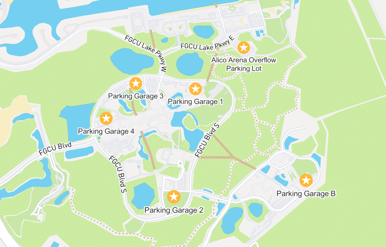 Image of FGCU Parking Garages