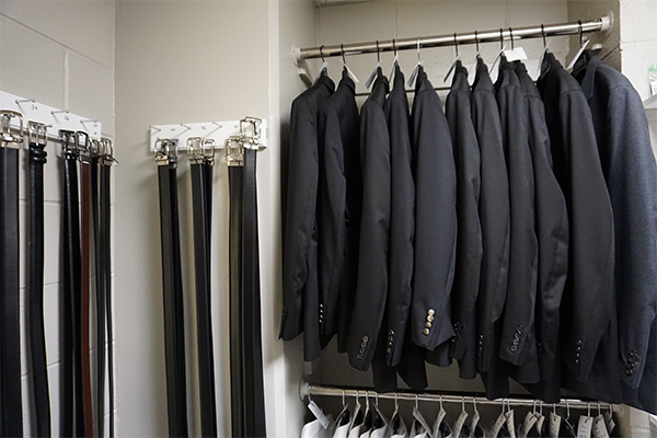 Photo of career closet