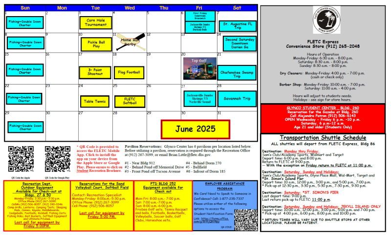 2025 June STUDENT Rec Brochure Glynco