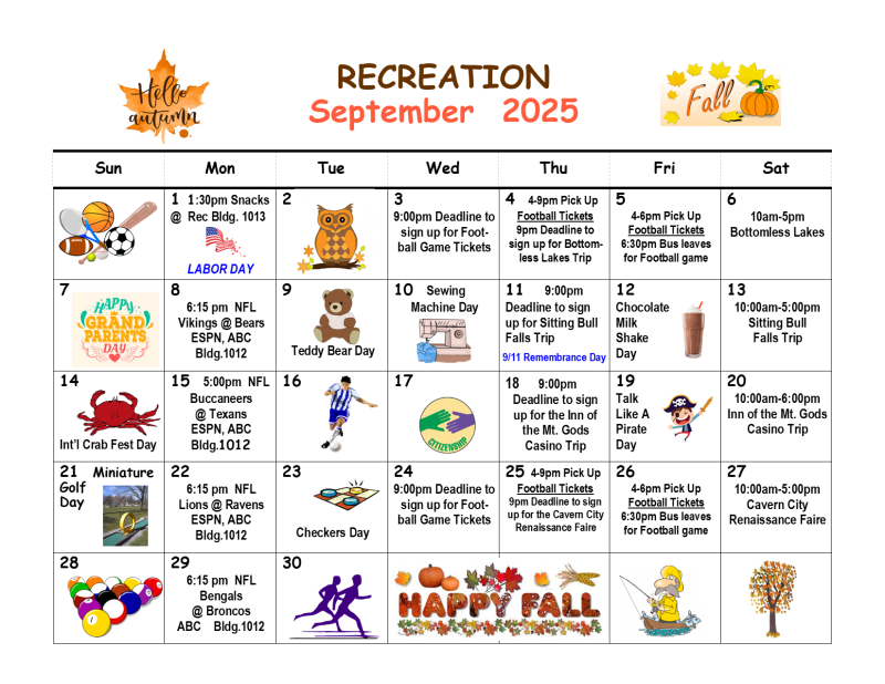 Calendar--Sept 25 (Artesia)