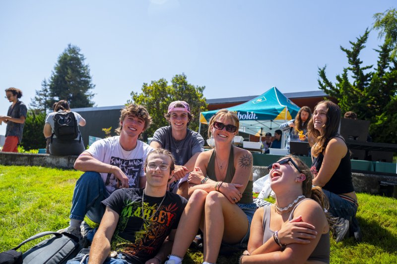 Students smiling 