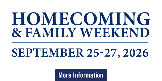 Homecoming September 25-27, 2026