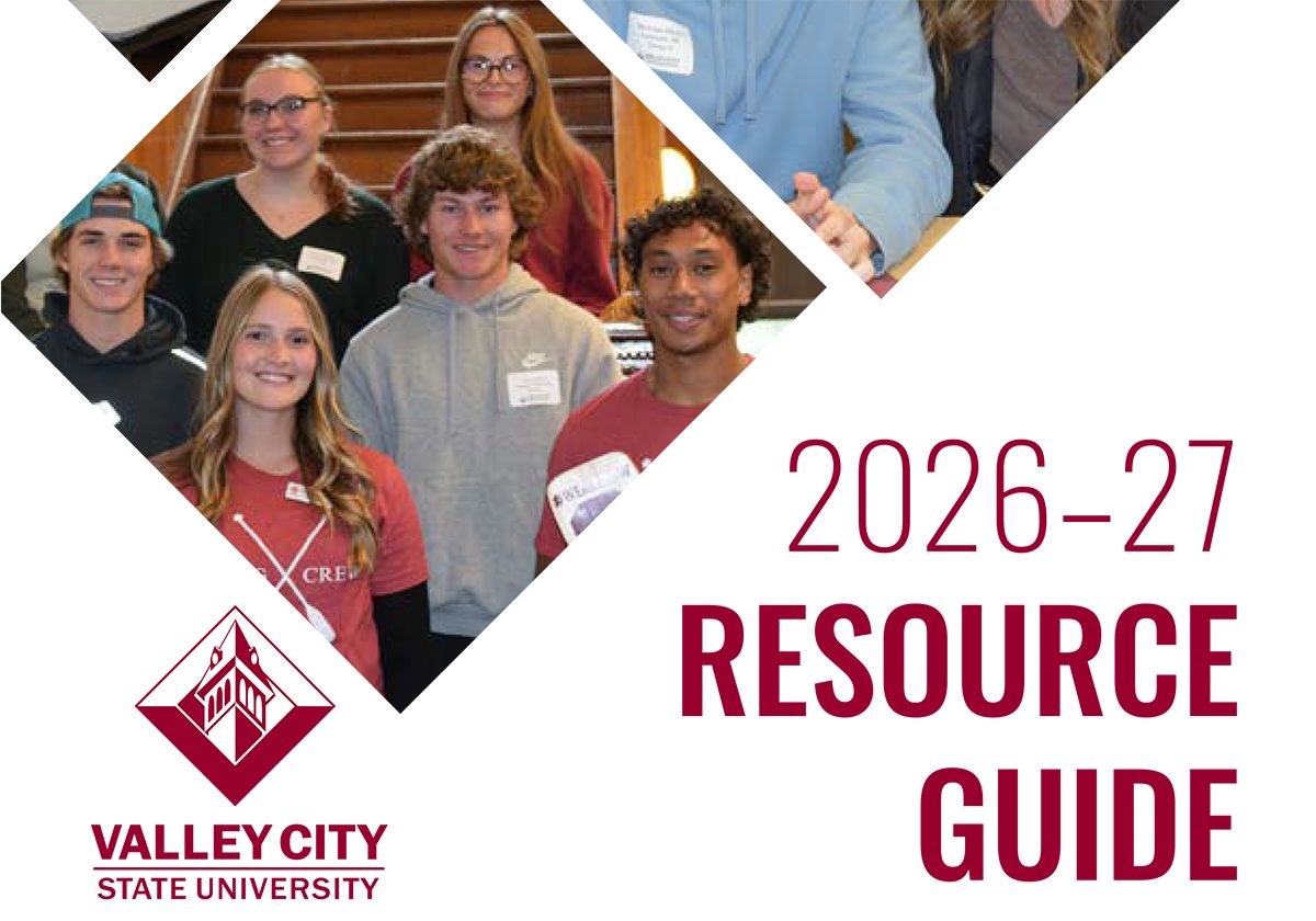 Photo of new students with NSO mentors. Text that says 2026-27 Resource Guide