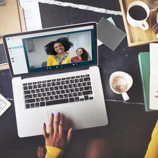 Laptop with video conference