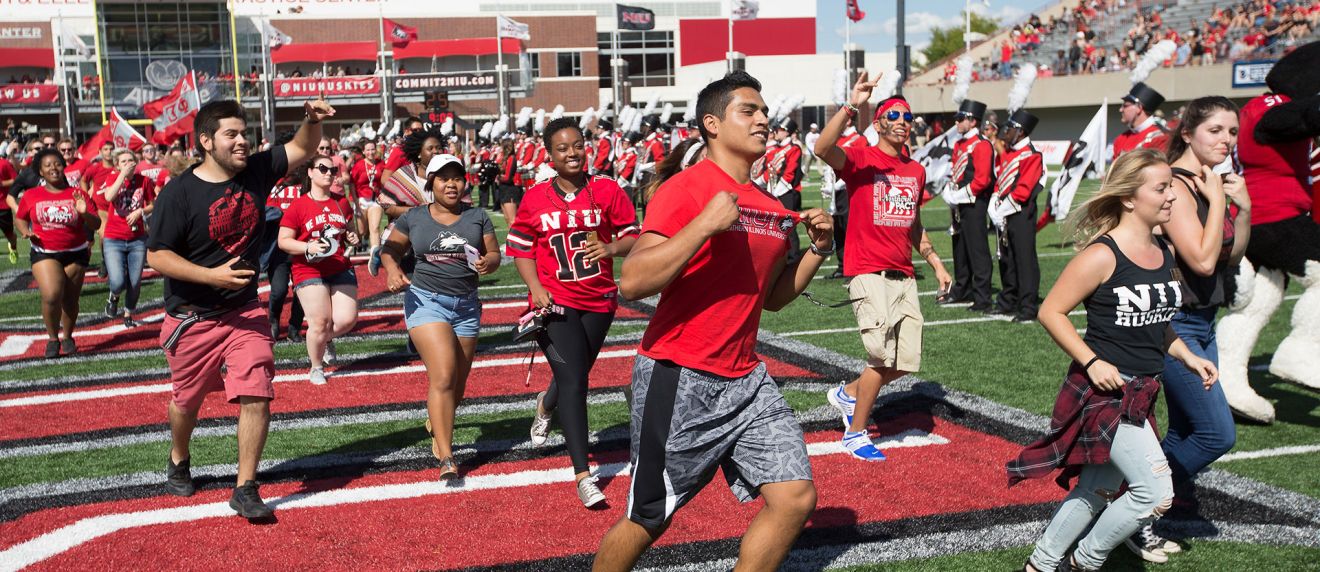  Drone view of campus