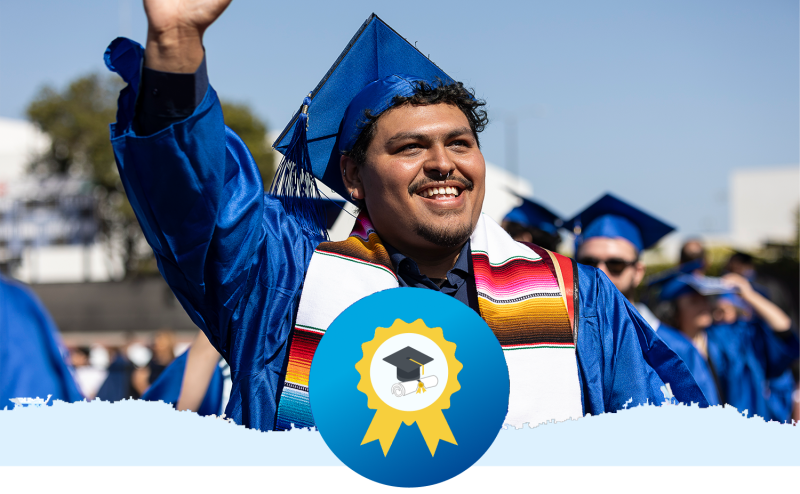 SMC student graduating, Photo