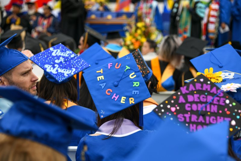 Decorated Graduation Caps
