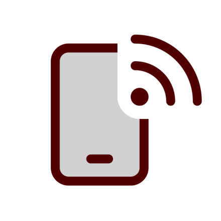 Cell phone icon: Mobile Ordering