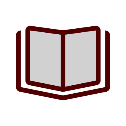 open book icon: learning management