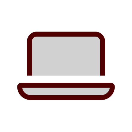 laptop icon: technology