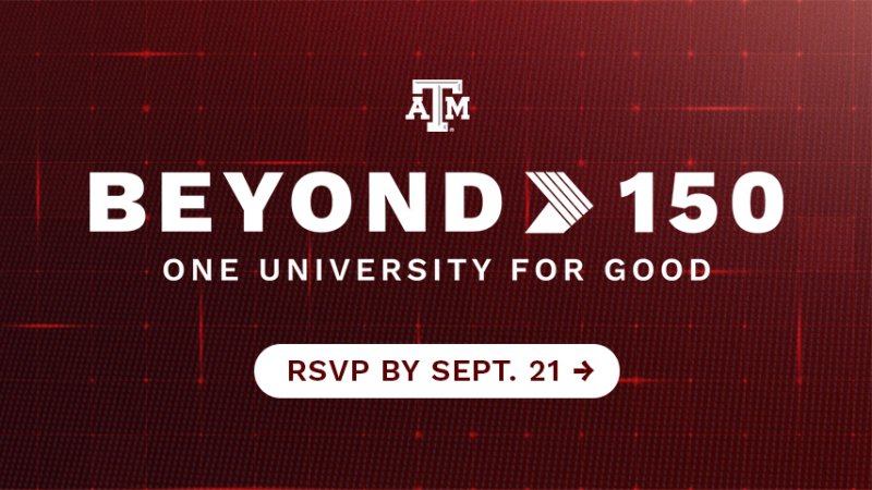 Beyond 150, One university for good. Tap here to RSVP by September 21.