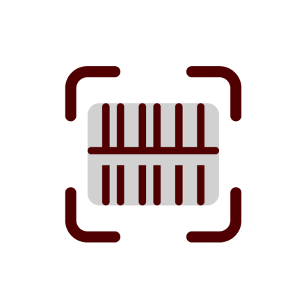 Barcode scan icon: Permit Holder Parking Barcode
