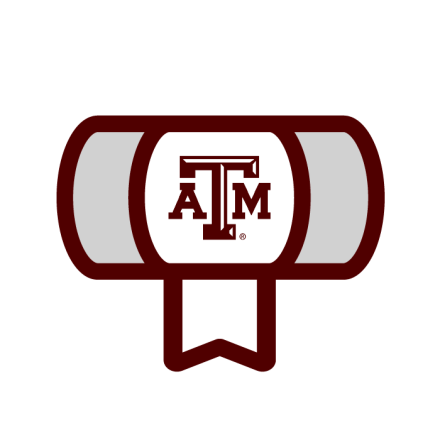 Diploma icon with Texas A&M Logo: Diploma Information