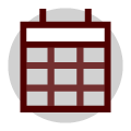 Calendar icon: Graduation Schedule