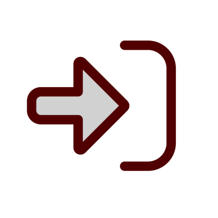 Arrow pointing to an open door icon: MyLibrary