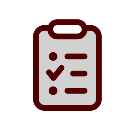Clipboard icon: Check-in Locations