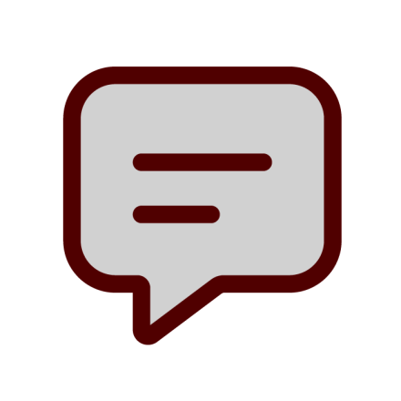 speech bubble icon: give us your feedback