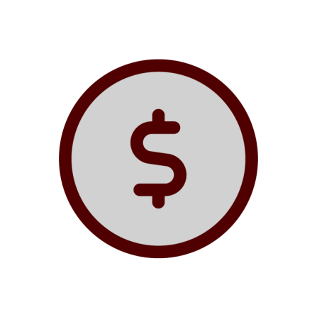 dollar sign icon: purchase permits