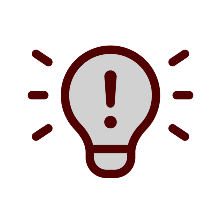 warning sign icon: emergency information
