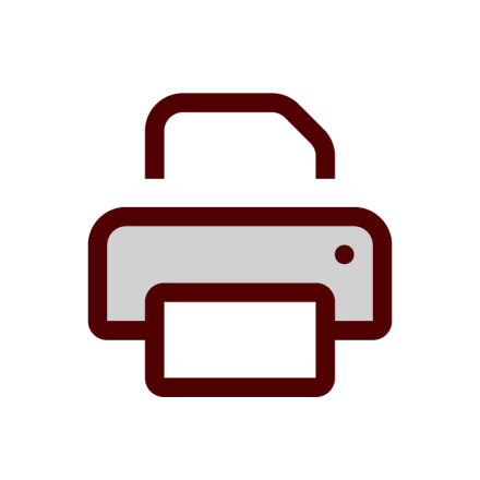 Printer icon: Aggie Print