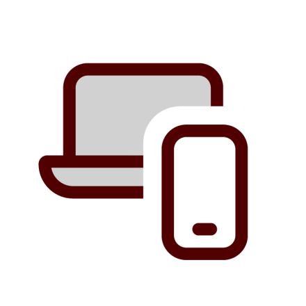 Laptop and phone icon: 12th Man Technology