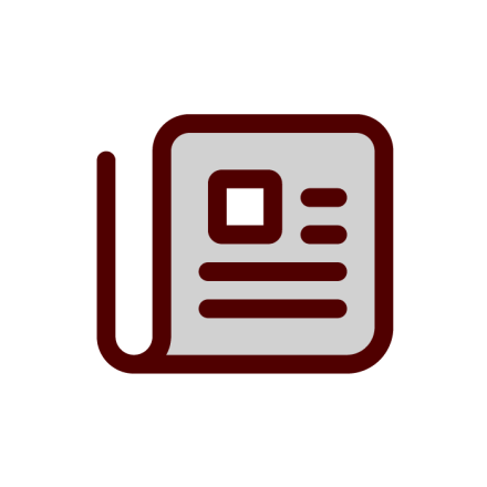 newspaper icon: news