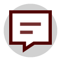 speech bubble icon: give us your feedback