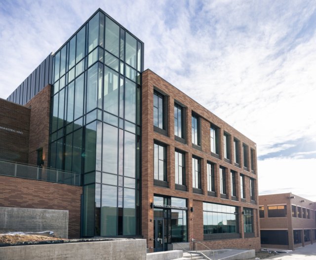 Entrance to the Anschutz Engineering Center