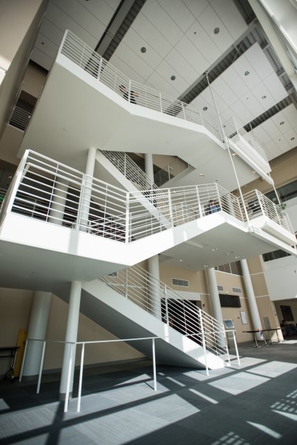 interior staircase in Dwire