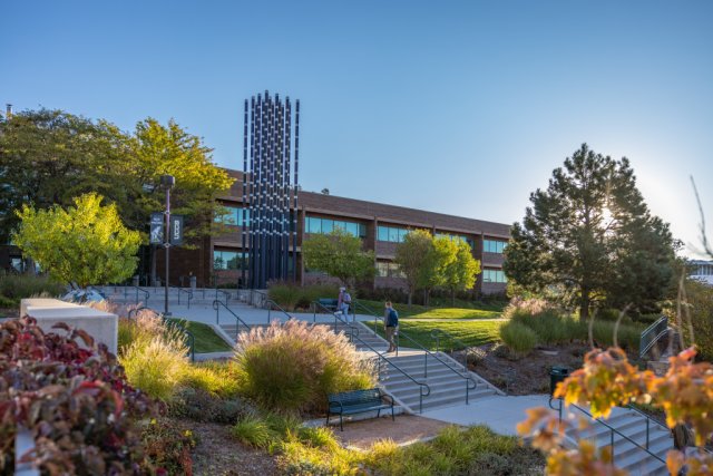 Stairway to Engineering and Applied Sciences building