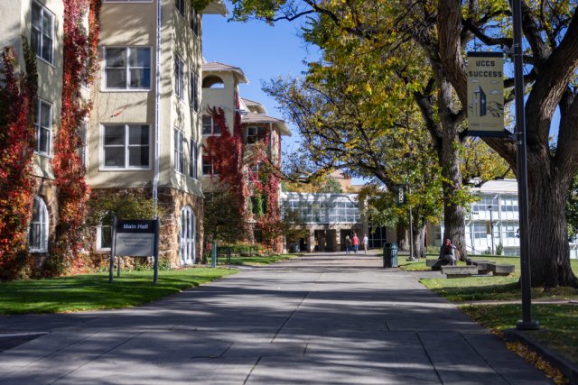 Front entrance to Main Hall