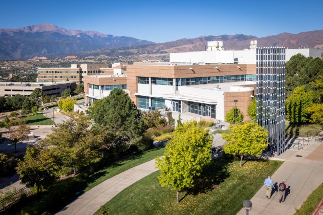 aerial view of the osborne center