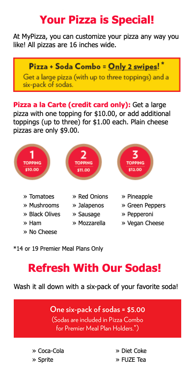 click for menu & prices