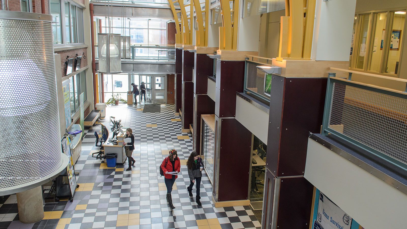 Interior view of Rowe Center for Undergraduate Education