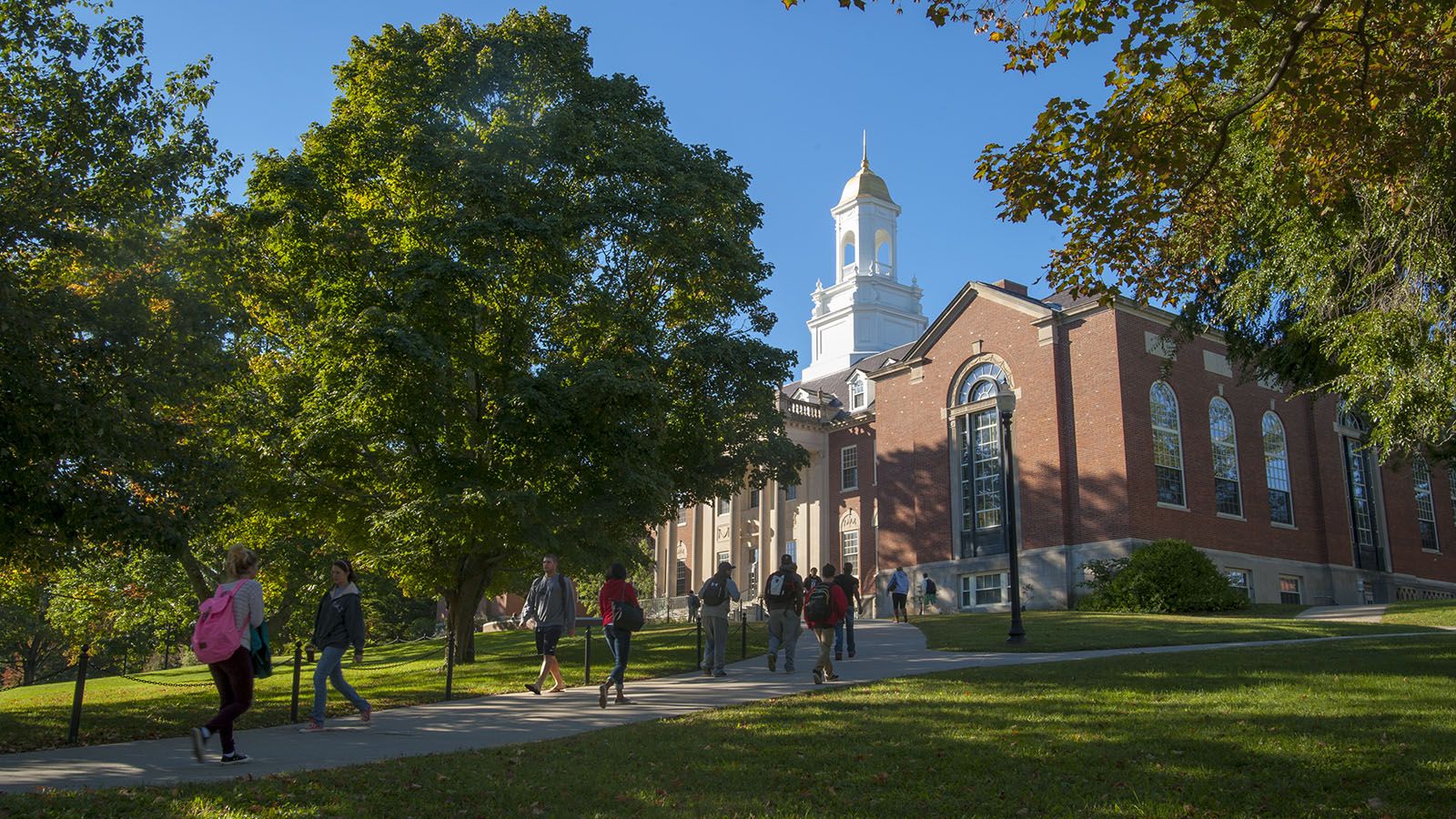 Wilbur Cross Building Outside Walkway