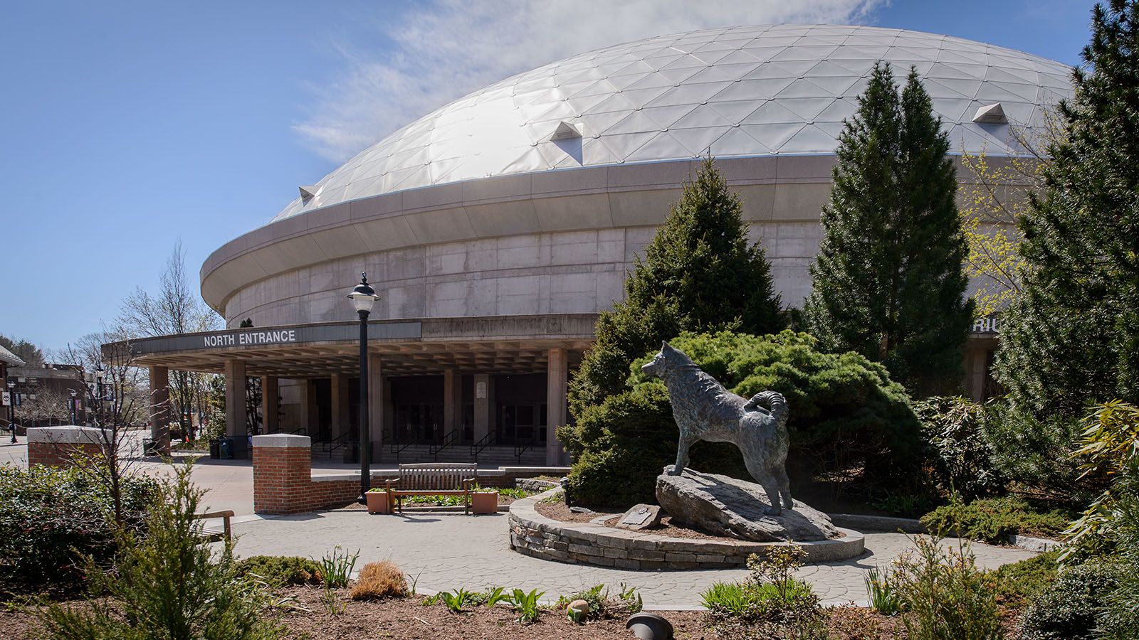 Gampel Pavilion north entrance