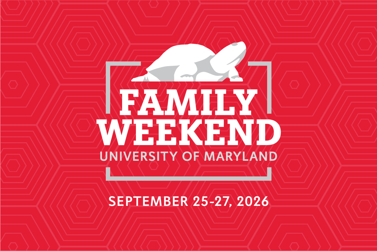 Family Weekend logo with September 25-27, 2026 underneath