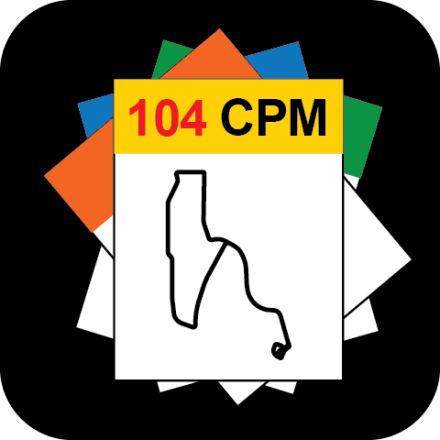 104 CPM shuttle route map