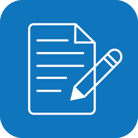 Registration form with pencil