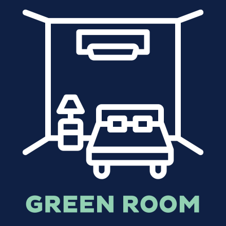 Green room icon Grid Item