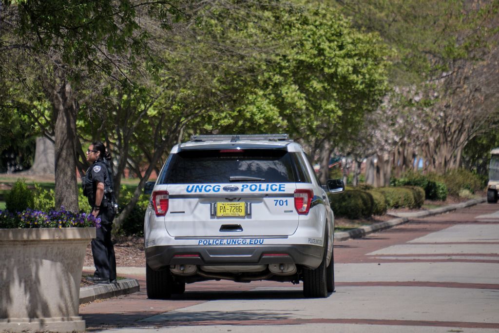 UNCG Police protect property as well as faculty, staff, and students.