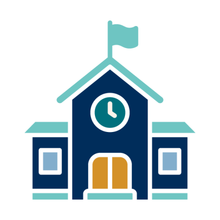 Icon of a university college linking to UNCW Commencement Venue Information Page