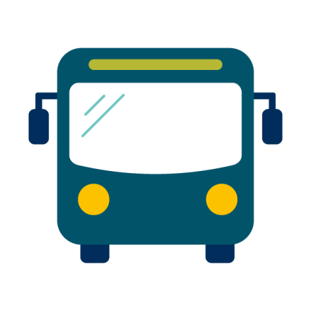 Icon of a shuttle bus