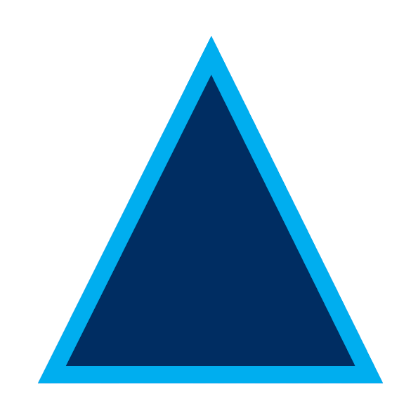 blue triangle